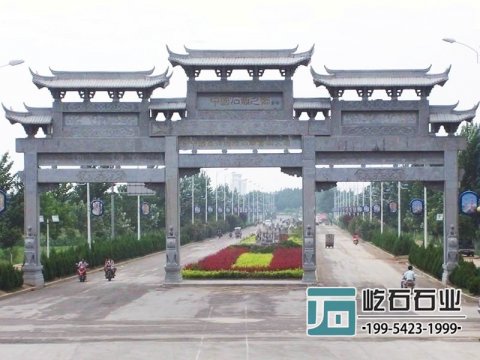村口石牌坊制作上的要求